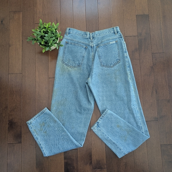 BILL BLASS VINTAGE LIGHT WASH MOM JEANS - Picture 4 of 5